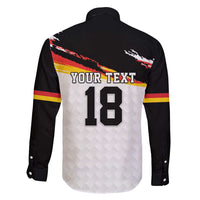 Custom Germany Football Family Matching Off Shoulder Maxi Dress and Hawaiian Shirt Come On DFB-Team