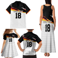 Custom Germany Football Family Matching Tank Maxi Dress and Hawaiian Shirt Come On DFB-Team