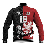 Custom British Lions New Zealand Baseball Jacket Unique Style LT18 - Polynesian Pride