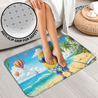 Funny Hawaii Mango Bathroom Set Tropical Summer Beach Mascot Vacation LT19 - Polynesian Pride