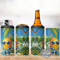 Funny Hawaii Mango 4 in 1 Can Cooler Tumbler Tropical Summer Beach Mascot Vacation LT19 - Polynesian Pride