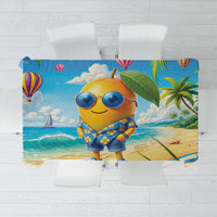 Funny Hawaii Mango Tablecloth Tropical Summer Beach Mascot Vacation LT19 Blue - Polynesian Pride
