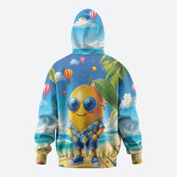 Funny Hawaii Mango Zip Hoodie Tropical Summer Beach Mascot Vacation LT19 - Polynesian Pride
