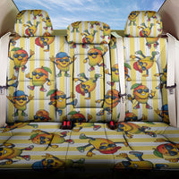 Funny Hawaii Mango Hip Hop Cartoon Back Car Seat Cover Summer Beach Party LT19 One Size Yellow - Polynesian Pride