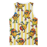 Funny Hawaii Mango Hip Hop Cartoon Basketball Jersey Summer Beach Party LT19 - Polynesian Pride