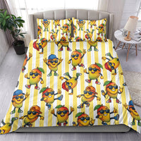Funny Hawaii Mango Hip Hop Cartoon Bedding Set Summer Beach Party LT19 - Polynesian Pride