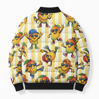 Funny Hawaii Mango Hip Hop Cartoon Bomber Puffer Jacket Summer Beach Party LT19 - Polynesian Pride
