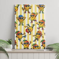 Funny Hawaii Mango Hip Hop Cartoon Canvas Wall Art Summer Beach Party LT19 - Polynesian Pride