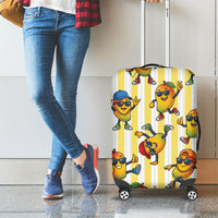 Funny Hawaii Mango Hip Hop Cartoon Luggage Cover Summer Beach Party LT19 - Polynesian Pride