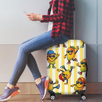 Funny Hawaii Mango Hip Hop Cartoon Luggage Cover Summer Beach Party LT19 - Polynesian Pride