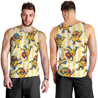 Funny Hawaii Mango Hip Hop Cartoon Men Tank Top Summer Beach Party LT19 - Polynesian Pride