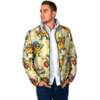 Funny Hawaii Mango Hip Hop Cartoon Padded Jacket Summer Beach Party LT19 - Polynesian Pride