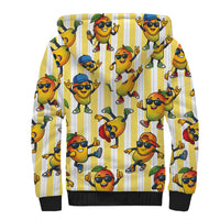 Funny Hawaii Mango Hip Hop Cartoon Sherpa Hoodie Summer Beach Party LT19 - Polynesian Pride