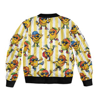 Funny Hawaii Mango Hip Hop Cartoon Sleeve Zip Bomber Jacket Summer Beach Party LT19 - Polynesian Pride