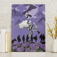 ANZAC Day Canvas Wall Art Lest We Forget the Animals Too