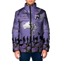 ANZAC Day Padded Jacket Lest We Forget the Animals Too