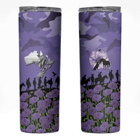 ANZAC Day Skinny Tumbler Lest We Forget the Animals Too
