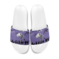ANZAC Day Slide Sandals Lest We Forget the Animals Too