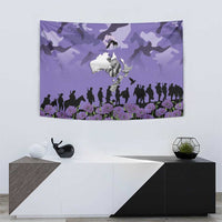 ANZAC Day Tapestry Lest We Forget the Animals Too