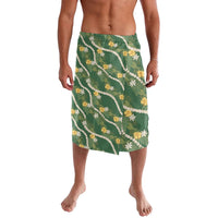 Hawaiian Pikake Maile Lei Lavalava Tiare Hibiscus Kalo Palapalai Leaf Green