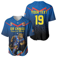 Custom World Football 2026 DR Congo Baseball Jersey Les Leopards Coupe du Monde Glory