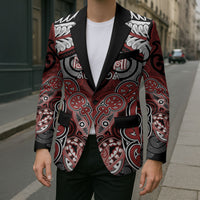 Aotearoa Iwi Ngapuhi Personalised Blazer Maori Kowhaiwhai Pattern