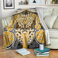 Aotearoa Iwi Ngati Whatua Blanket Maori Kowhaiwhai Pattern