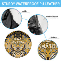 Aotearoa Iwi Ngati Whatua Spare Tire Cover Maori Kowhaiwhai Pattern