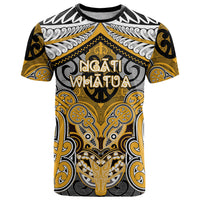 Aotearoa Iwi Ngati Whatua Personalised T Shirt Maori Kowhaiwhai Pattern