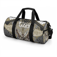 Aotearoa Iwi Waikato Tainui Duffle Bag Maori Kowhaiwhai Pattern
