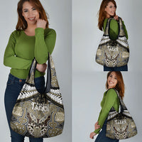Aotearoa Iwi Waikato Tainui Grocery Bag Maori Kowhaiwhai Pattern