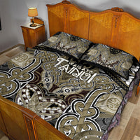 Aotearoa Iwi Waikato Tainui Quilt Bed Set Maori Kowhaiwhai Pattern