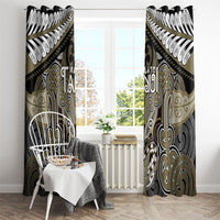Aotearoa Iwi Waikato Tainui Window Curtain Maori Kowhaiwhai Pattern