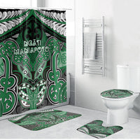 Aotearoa Iwi Ngati Maniapoto Bathroom Set Maori Kowhaiwhai Pattern