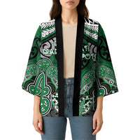 Aotearoa Iwi Ngati Maniapoto Personalised Kimono Maori Kowhaiwhai Pattern