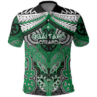 Aotearoa Iwi Ngai Tahu Personalised Polo Shirt Maori Kowhaiwhai Pattern