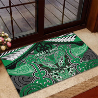 Aotearoa Iwi Ngai Tahu Rubber Doormat Maori Kowhaiwhai Pattern LT19 - Polynesian Pride