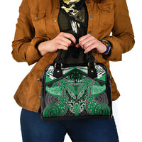 Aotearoa Iwi Ngai Tahu Shoulder Handbag Maori Kowhaiwhai Pattern LT19 - Polynesian Pride