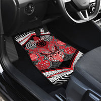 Aotearoa Iwi Te Arawa Personalised Car Mats Maori Kowhaiwhai Pattern LT19 - Polynesian Pride