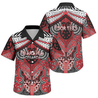Aotearoa Iwi Te Arawa Personalised Family Matching Long Sleeve Bodycon Dress and Hawaiian Shirt Maori Kowhaiwhai Pattern