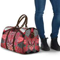Aotearoa Iwi Te Arawa Travel Bag Maori Kowhaiwhai Pattern LT19 - Polynesian Pride