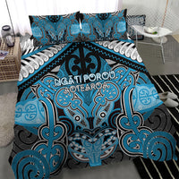 Aotearoa Iwi Ngati Porou Bedding Set Maori Kowhaiwhai Pattern LT19 - Polynesian Pride