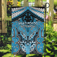 Aotearoa Iwi Ngati Porou Garden Flag Maori Kowhaiwhai Pattern