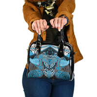 Aotearoa Iwi Ngati Porou Shoulder Handbag Maori Kowhaiwhai Pattern