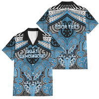Aotearoa Iwi Ngati Kahungunu Personalised Family Matching Mermaid Dress and Hawaiian Shirt Maori Kowhaiwhai Pattern