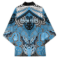 Aotearoa Iwi Ngati Kahungunu Personalised Kimono Maori Kowhaiwhai Pattern