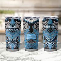 Aotearoa Iwi Ngati Kahungunu Personalised Tumbler Cup Maori Kowhaiwhai Pattern