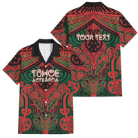 Aotearoa Iwi Tuhoe Personalised Family Matching Puletasi and Hawaiian Shirt Maori Kowhaiwhai Pattern