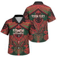Aotearoa Iwi Tuhoe Personalised Family Matching Short Sleeve Bodycon Dress and Hawaiian Shirt Maori Kowhaiwhai Pattern