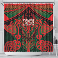Aotearoa Iwi Tuhoe Shower Curtain Maori Kowhaiwhai Pattern